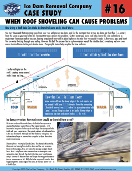 When Roof Shoveling Can Cause Problems When Roof Shoveling Can Cause Problems